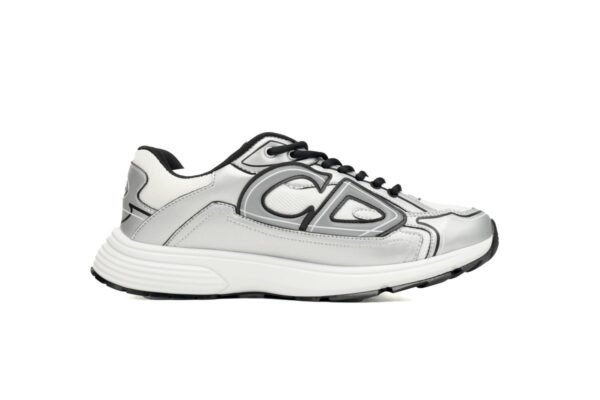 dior_b30_white_mesh_silver_tone_metallic_calfskin_1A6E19A203A1B.jpg Dior B30 White Mesh Silver-Tone Metallic Calfskin