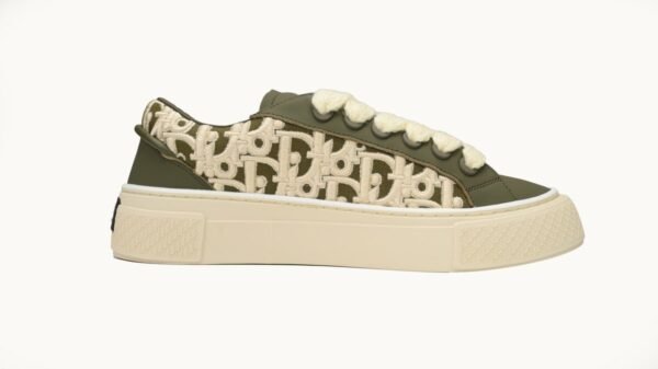 Dior B33 Sneakers  Release Khaki Embroidery 3SN272 ZIR1 6536
