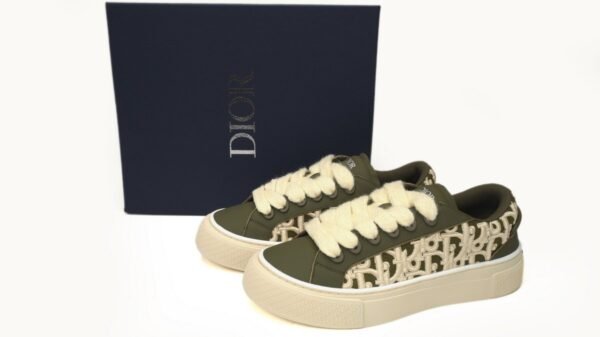 Dior B33 Sneakers  Release Khaki Embroidery 3SN272 ZIR1 6536
