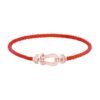 [Eternal Jewelry]FORCE 10 HALF DIAMOND PINK GOLD RED CORDERI LARGE AND MEDIUM MODEL
