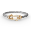 [Eternal Jewelry]FORCE LARGE HORSESHOE FULL DIAMOND BRACELET GOLD