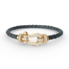 [Eternal Jewelry]FORCE LARGE HORSESHOE FULL DIAMOND BRACELET GOLD