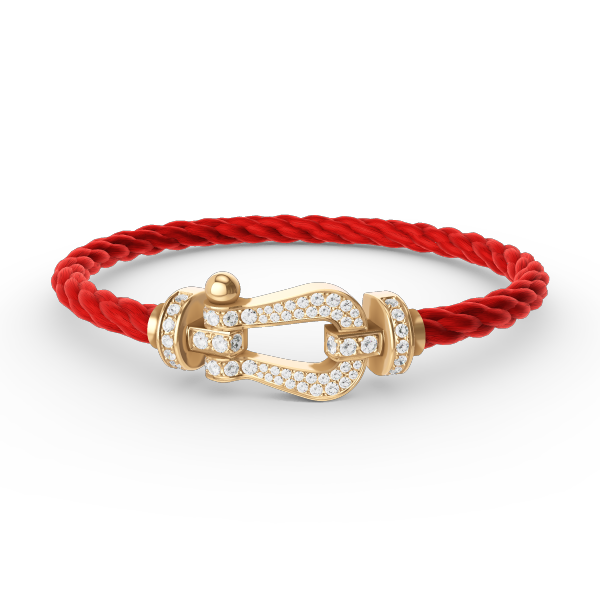 [Eternal Jewelry]FORCE LARGE HORSESHOE FULL DIAMOND BRACELET GOLD