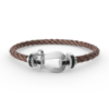 [Eternal Jewelry]FORCE LARGE HORSESHOE BLACK DIAMOND BRACELET SILVER