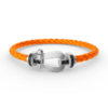 [Eternal Jewelry]FORCE LARGE HORSESHOE BLACK DIAMOND BRACELET SILVER