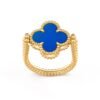 [Eternal Jewelry]CLOVER RIVERSIBLE BLUE AGATE RING
