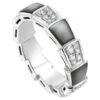 [Eternal Jewelry]SERPENTI RING SILVER DIAMOND BLACK MOP 4MM
