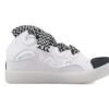 Lanvin Leather Curb Grey White Black