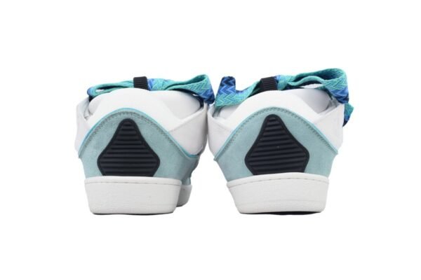 Lanvin Leather Curb White Blue