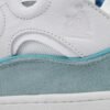 Lanvin Leather Curb White Blue