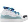 Lanvin Leather Curb White Blue