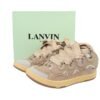 Lanvin Leather Curb White Brown