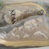 Lanvin Leather Curb White Brown