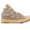 Lanvin Leather Curb White Brown