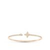 [Eternal Jewelry]IDYLLE PINK GOLD OPEN BRACELET DIAMOND PAVED