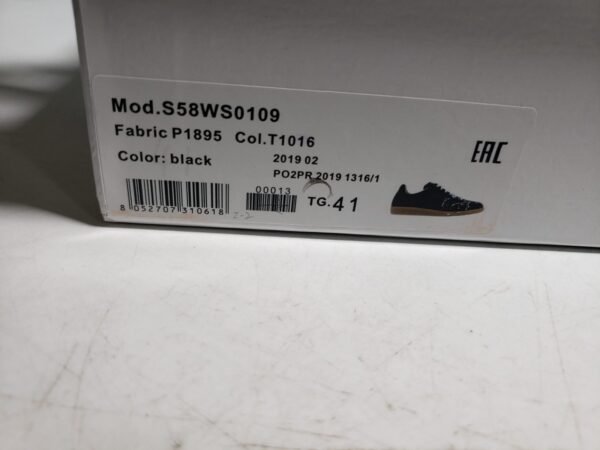 Maison Margiela Black Paint Replica Sneakers S58WS0101P1892963