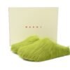 Marni Long-hair Calfskin Fussbett Sabot Green SBMR000600P412200V07