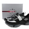 Prada Cloudbust Velcro sneakers Black and White