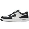 Prada Downtown Low Sneakers Black and White