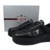 Prada Low-Top Sneakers Serrated Black