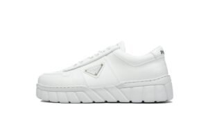 Prada Low-Top Sneakers Serrated White