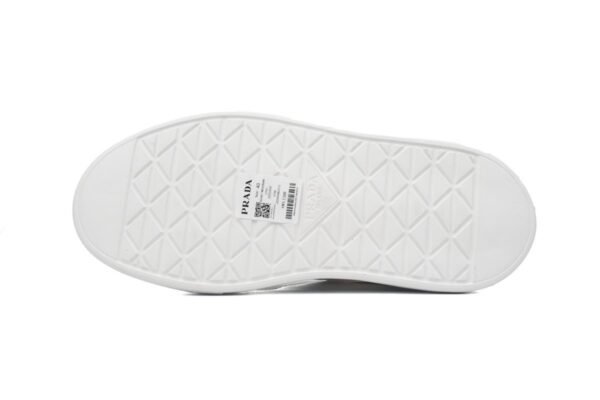 Prada Platform Sneakers White Plaid