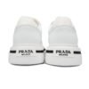 Prada Platform Sneakers White Plaid