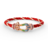 [Eternal Jewelry]FORCE LARGE HORSESHOE  COLORED DIAMOND BRACELET ROSE GOLD