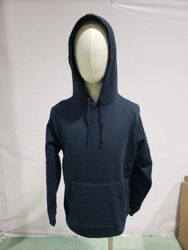 Supreme Satin Appliqué Hoodie Sweatshirt Navy Blue