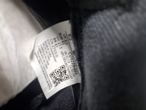Supreme x Air Force 1 Low Black CU9225-001