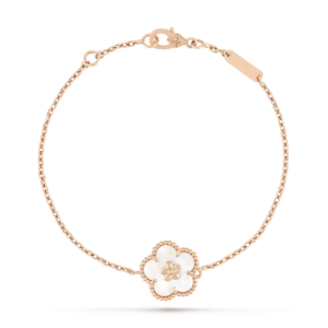 [Eternal Jewelry]LUCKY WHITE MOP PLUM BLOSSOM  BRACELET