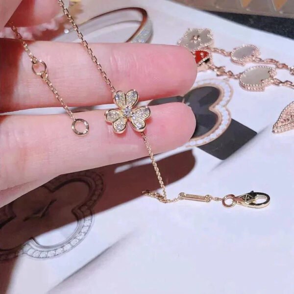 [Eternal Jewelry]FRIVOLE GOLD FLOWER DIAMOND BRACELET