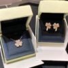 [Eternal Jewelry]FRIVOLE PINK GOLD FLOWER DIAMOND EARRINGS