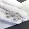 [Eternal Jewelry]FRIVOLE SILVER FLOWER DIAMOND EARRINGS