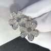 [Eternal Jewelry]FRIVOLE SILVER FLOWER DIAMOND EARRINGS
