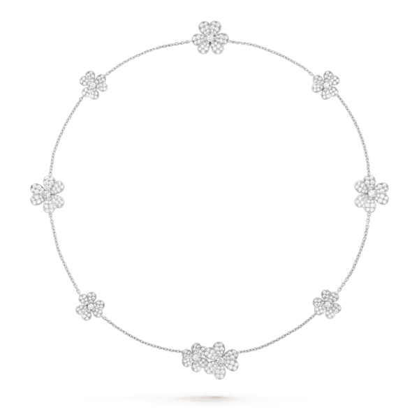 [Eternal Jewelry]FRIVOLE SILVER 9 FLOWERS NECKLACE