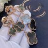 [Eternal Jewelry]CLOVER EARRINGS DARK MOP 4 MOTIFS ROSE GOLD