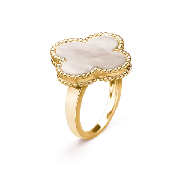 [Eternal Jewelry]CLOVER WHITE MOP RING