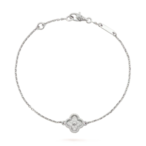 [Eternal Jewelry]CLOVER  SINGLE FLOWER BRACELET SILVER