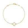 [Eternal Jewelry]CLOVER WHITE MOP SINGLE FLOWER BRACELET