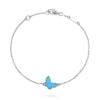 [Eternal Jewelry]BUTTERFLY TURQUOISE BUTTERFLY BRACELET SILVER