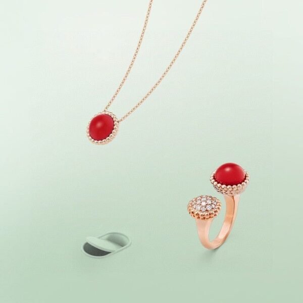 [Eternal Jewelry]PERLEE COULEURS DIAMOND ROSE GOLD BETWEEN THE FINGER RING