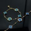 [Eternal Jewelry]STAR AND SUN 4 MOTIF BLUE BRACELET