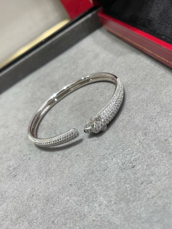 [Eternal Jewelry]PANTHERE FULL DIAMOND OPEN BRACELET