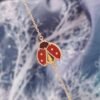 [Eternal Jewelry]LUCKY SPRING 1 MOTIF PINK GOLD BRACELET