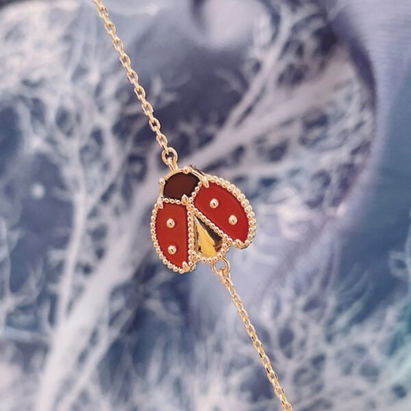 [Eternal Jewelry]LUCKY SPRING 1 MOTIF PINK GOLD BRACELET