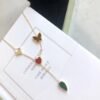 [Eternal Jewelry]LUCKY SPRING 4 MOTIFS ROSE GOLD NECKLACE