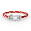 [Eternal Jewelry]FORCE LARGE HORSESHOE FULL DIAMOND BRACELET SILVER
