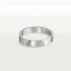 [Eternal Jewelry]LOVE RING 4MM 1 DIAMOND SILVER